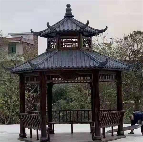 Mẫu nhà gỗ bát giác