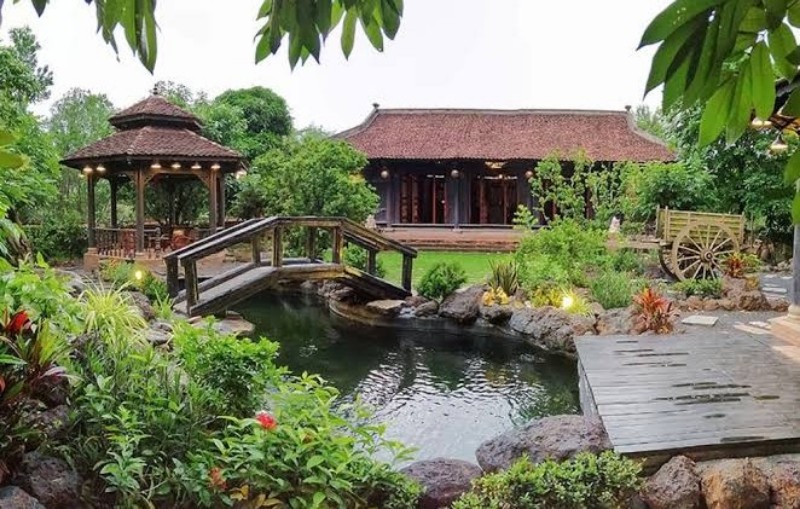 Biệt phủ bằng gỗ đẹp