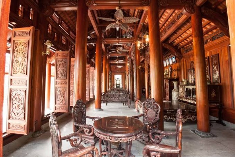 Thi công biệt phủ bằng gỗ