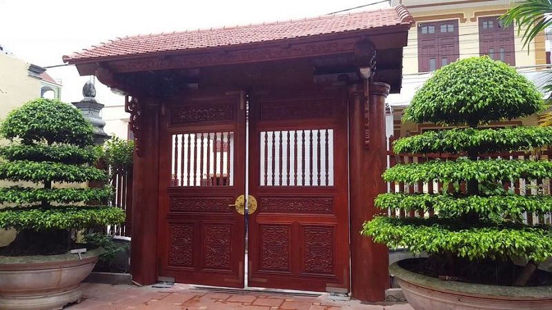 Khám phá các mẫu cổng nhà gỗ đẹp, ấn tượng và sang trọng 