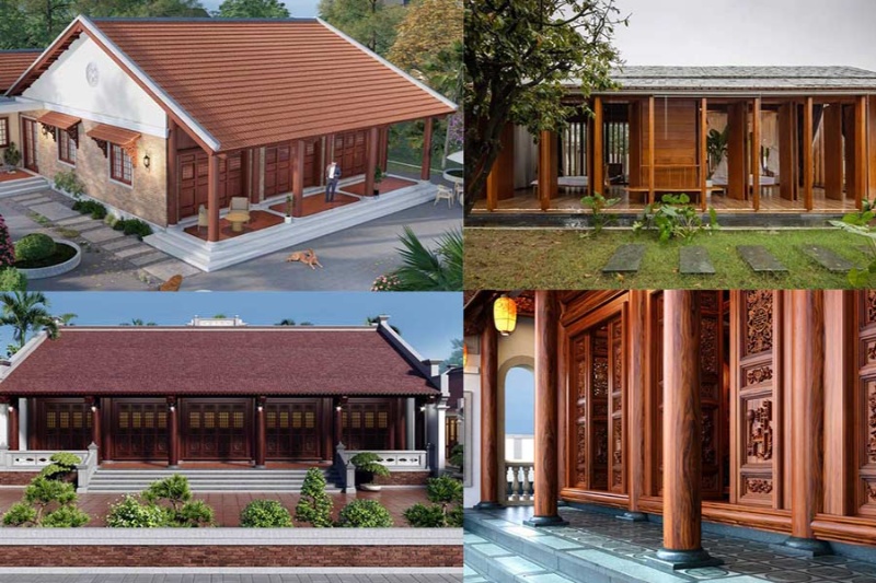 Nhà gỗ teak biệt thự