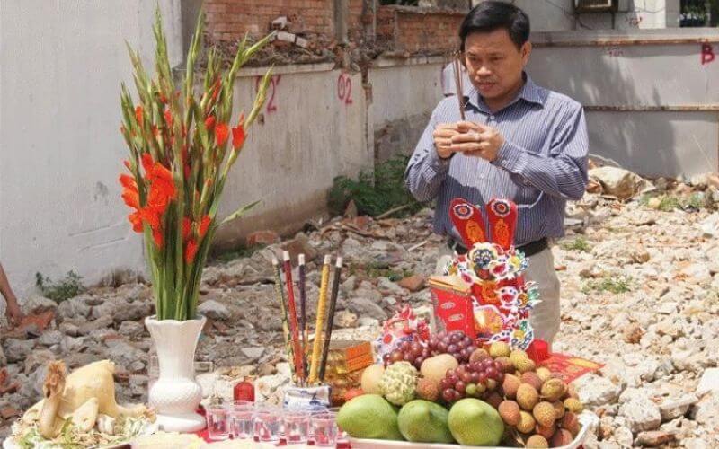 Lễ động thổ làm nhà Lễ động thổ làm nhà