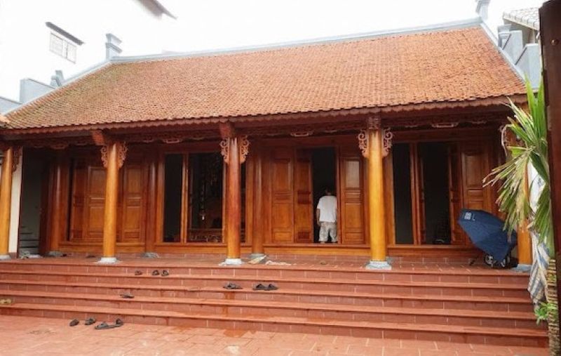 Các kiểu mái nhà gỗ đẹp 