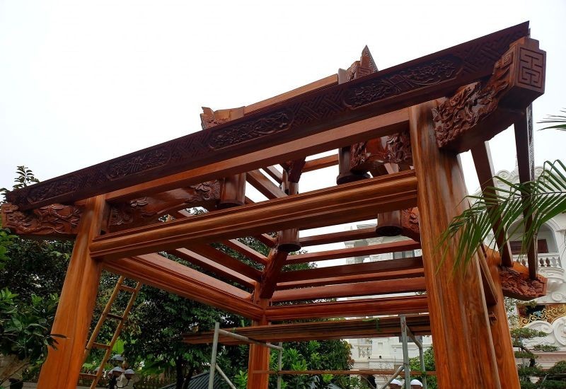 Làm nhà gỗ 1 gian