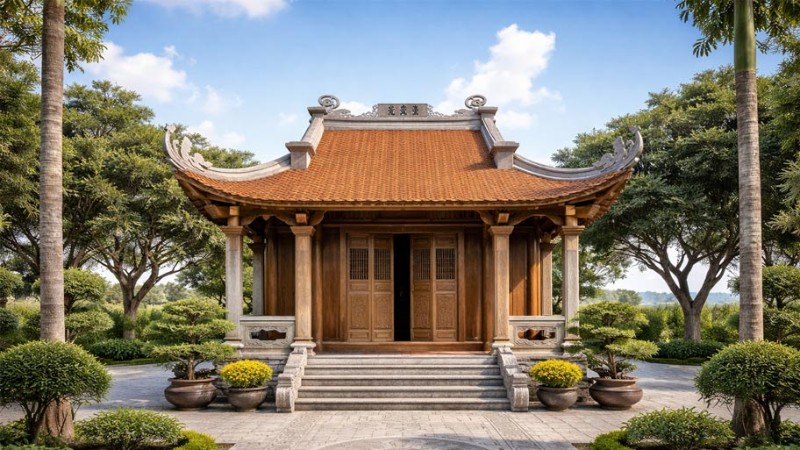 Mẫu nhà gỗ 1 gian đẹp