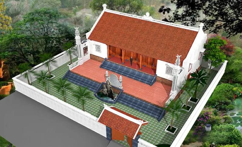 Kiến trúc nhà gỗ 5 gian 2 chái Kiến trúc nhà gỗ 5 gian 2 chái