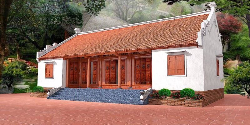 Nhà gỗ 5 gian 2 chái Nhà gỗ 5 gian 2 chái