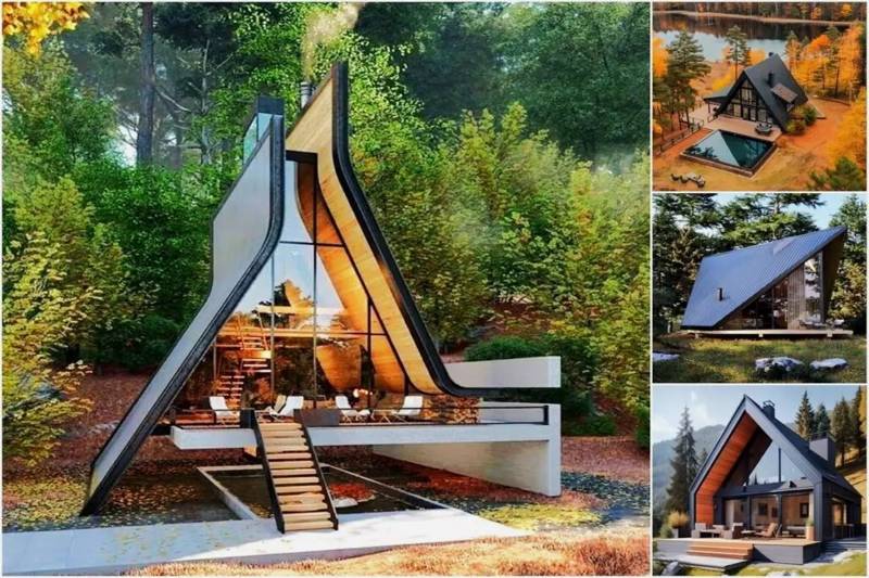 Các mẫu nhà gỗ chữ A đẹp nhất