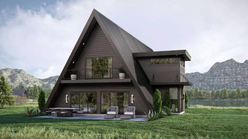 Các nhà gỗ hình chữ A đẹp, ấn tượng