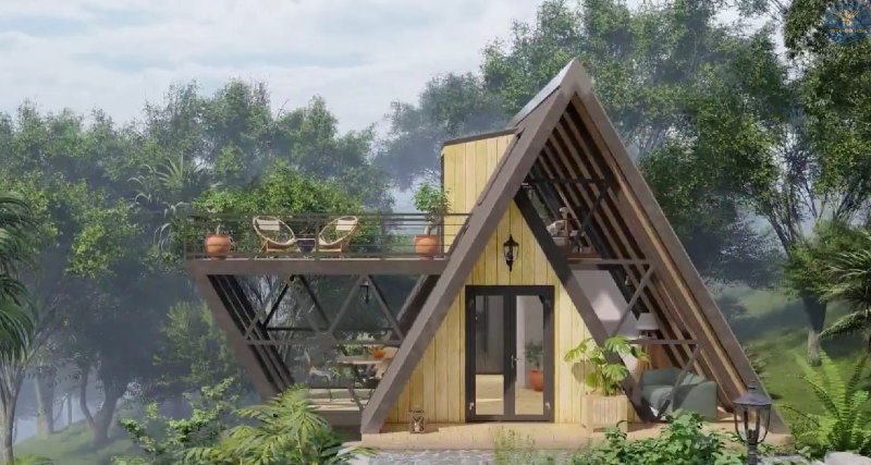 Nhà gỗ chữ A đẹp nhất