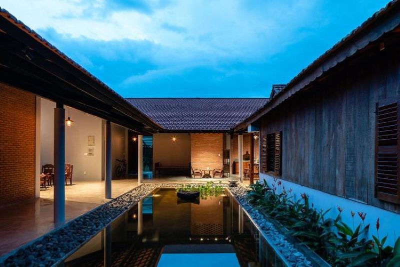 Mẫu nhà gỗ chữ U đẹp Mẫu nhà gỗ chữ U đẹp