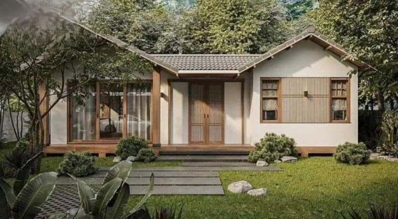 Mẫu nhà gỗ chữ U Mẫu nhà gỗ chữ U