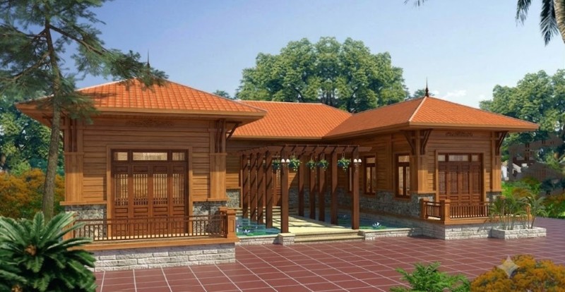 Nhà gỗ chữ U là gì? Đặc điểm và các mẫu thiết kế đẹp