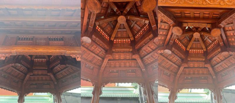 Kiến trúc nhà chòi lục giác Kiến trúc nhà chòi lục giác