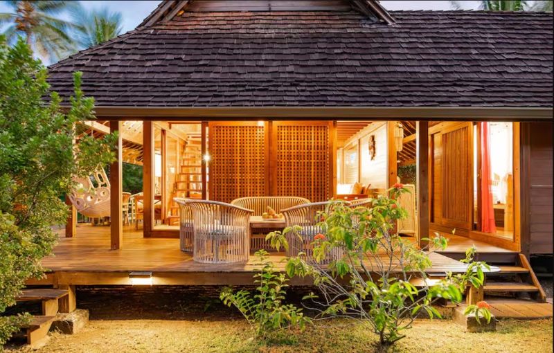 Các mẫu nhà sàn gỗ phong cách hiện đại 