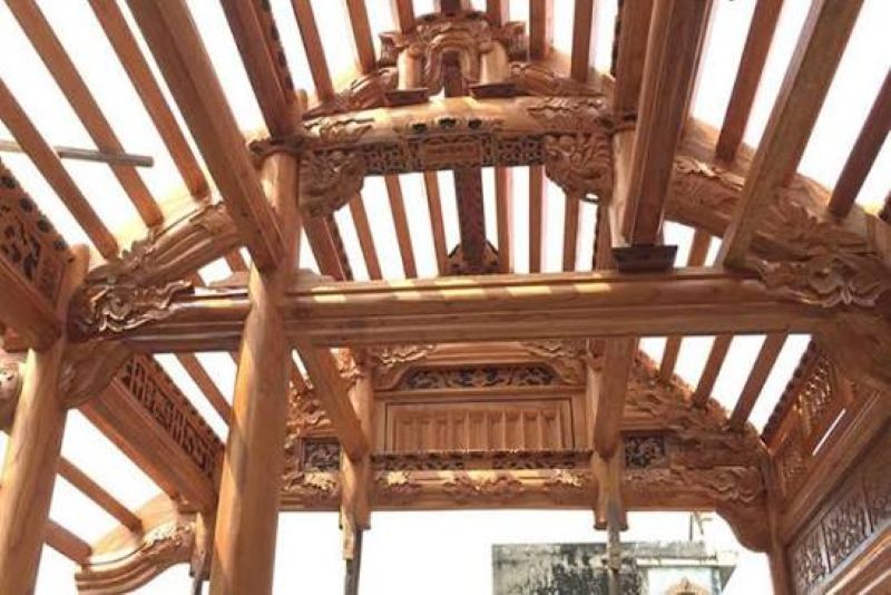 Các loại quá giang nhà gỗ Các loại quá giang nhà gỗ