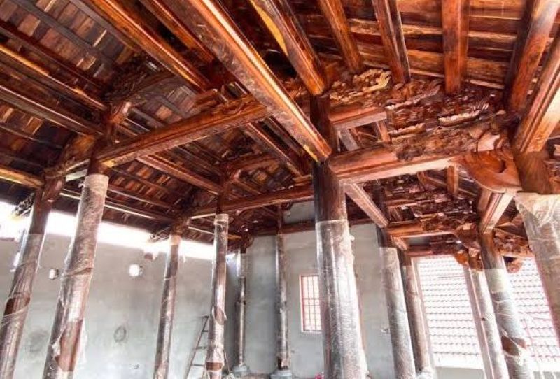 Lắp quá giang nhà gỗ Lắp quá giang nhà gỗ