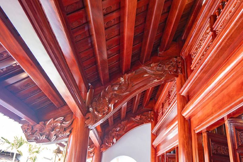 Quá giang nhà gỗ Quá giang nhà gỗ